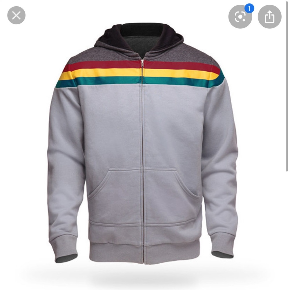 ISO WESLEY CRUSHER Star Trek Hoodie ANY SIZE